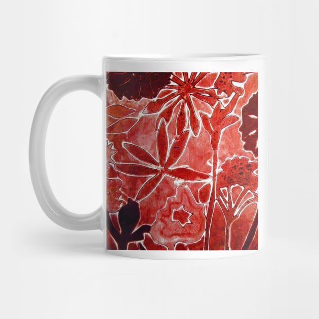 Red Flower Print 1 by BillyLee